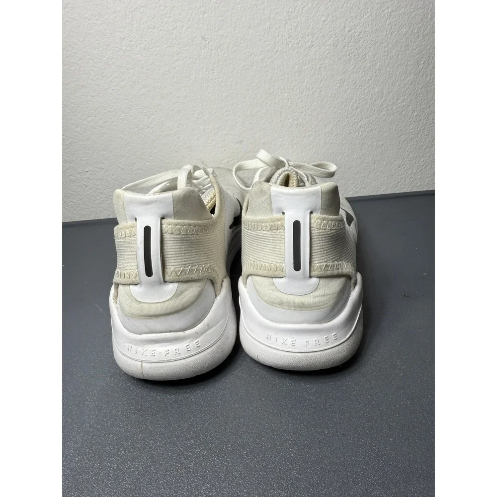 Nike Free RN 2018 Shoes‎ Mens Size 8 White Black Running Sneakers 942836-100